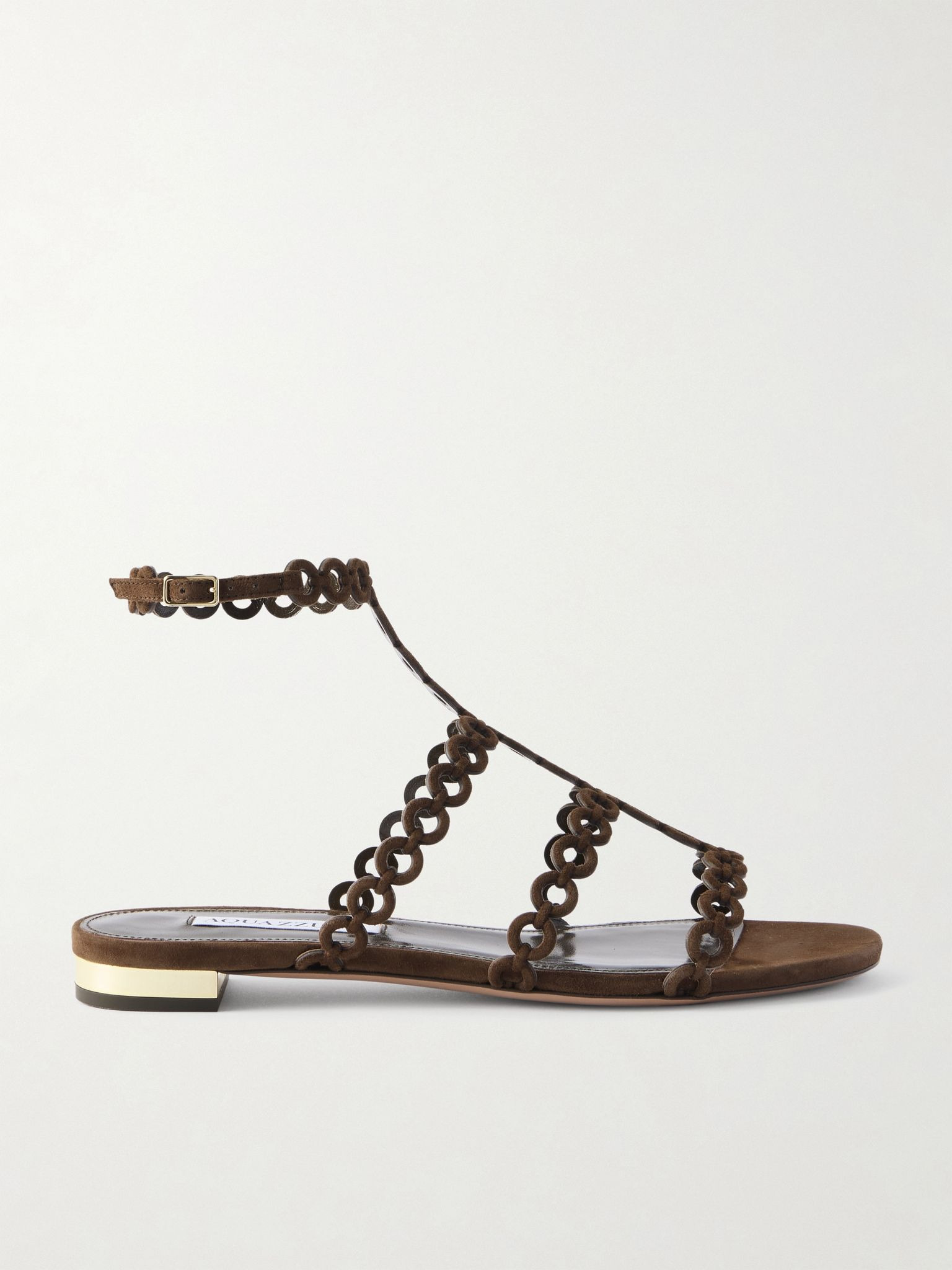 Infinity suede sandals Dark brown - 1