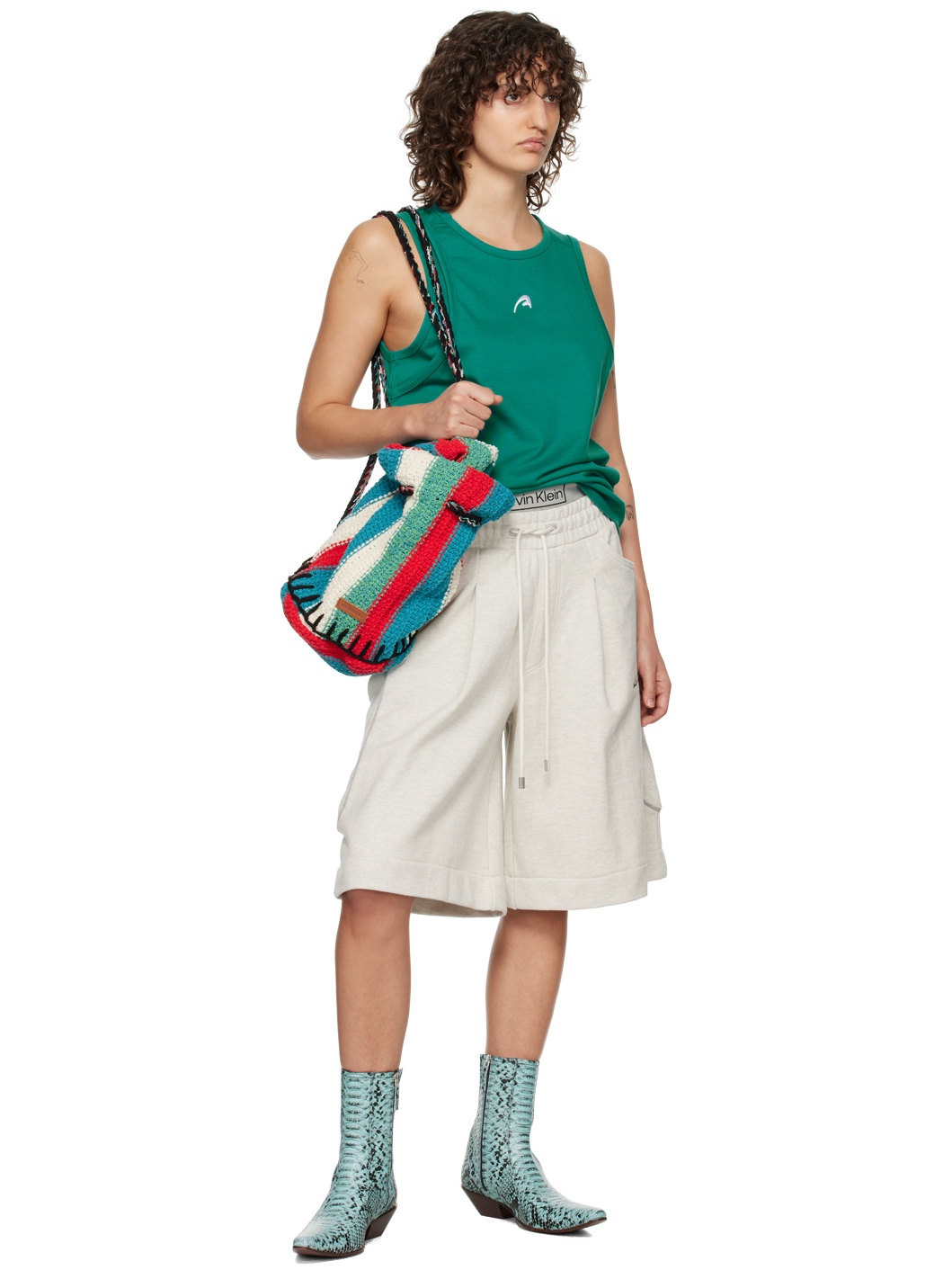 Green Layered Tank Top - 5