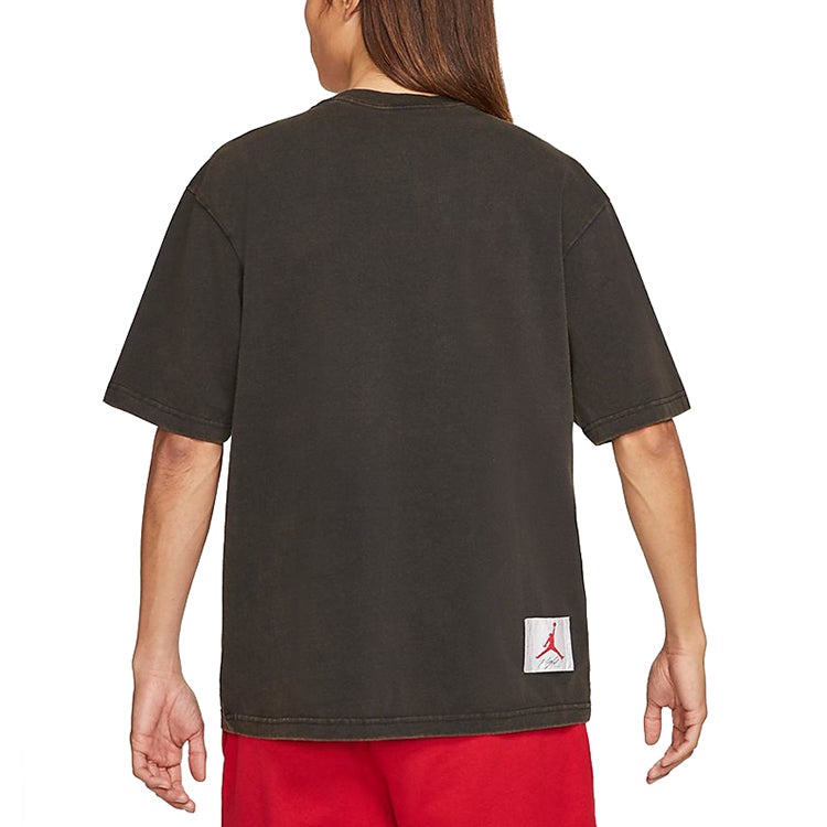Air Jordan Flight MENS logo Print Basketball Short Sleeve Black CV5109-010 - 4