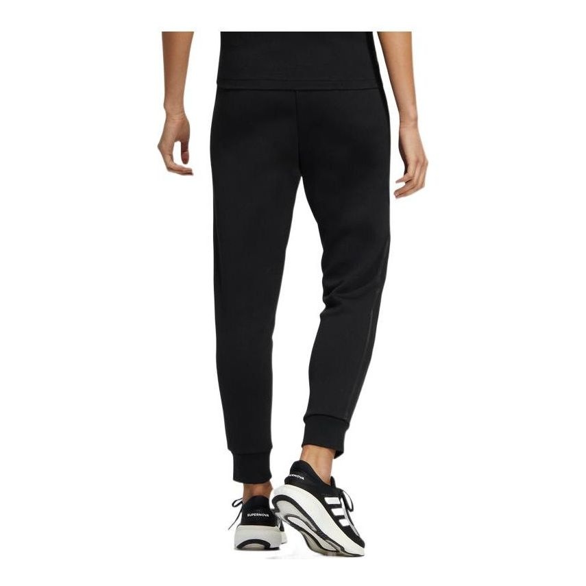 (WMNS) adidas Must Haves 3-Stripes Doubleknit Joggers 'Black' HM7072 - 3