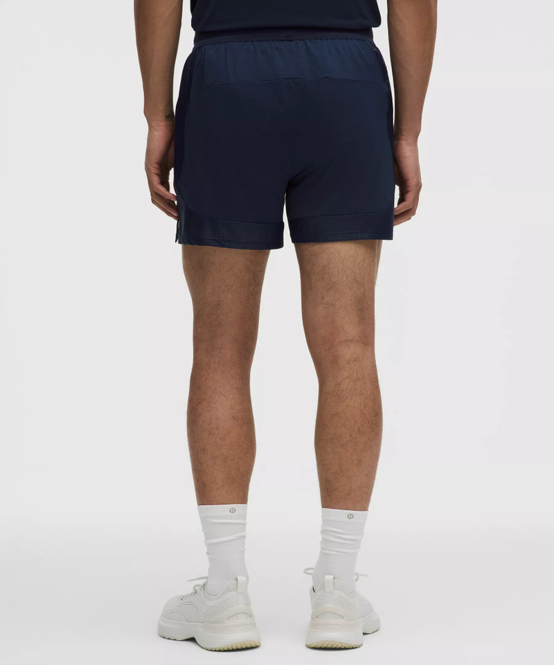 Mesh-Panelled Tennis Short 5" 3