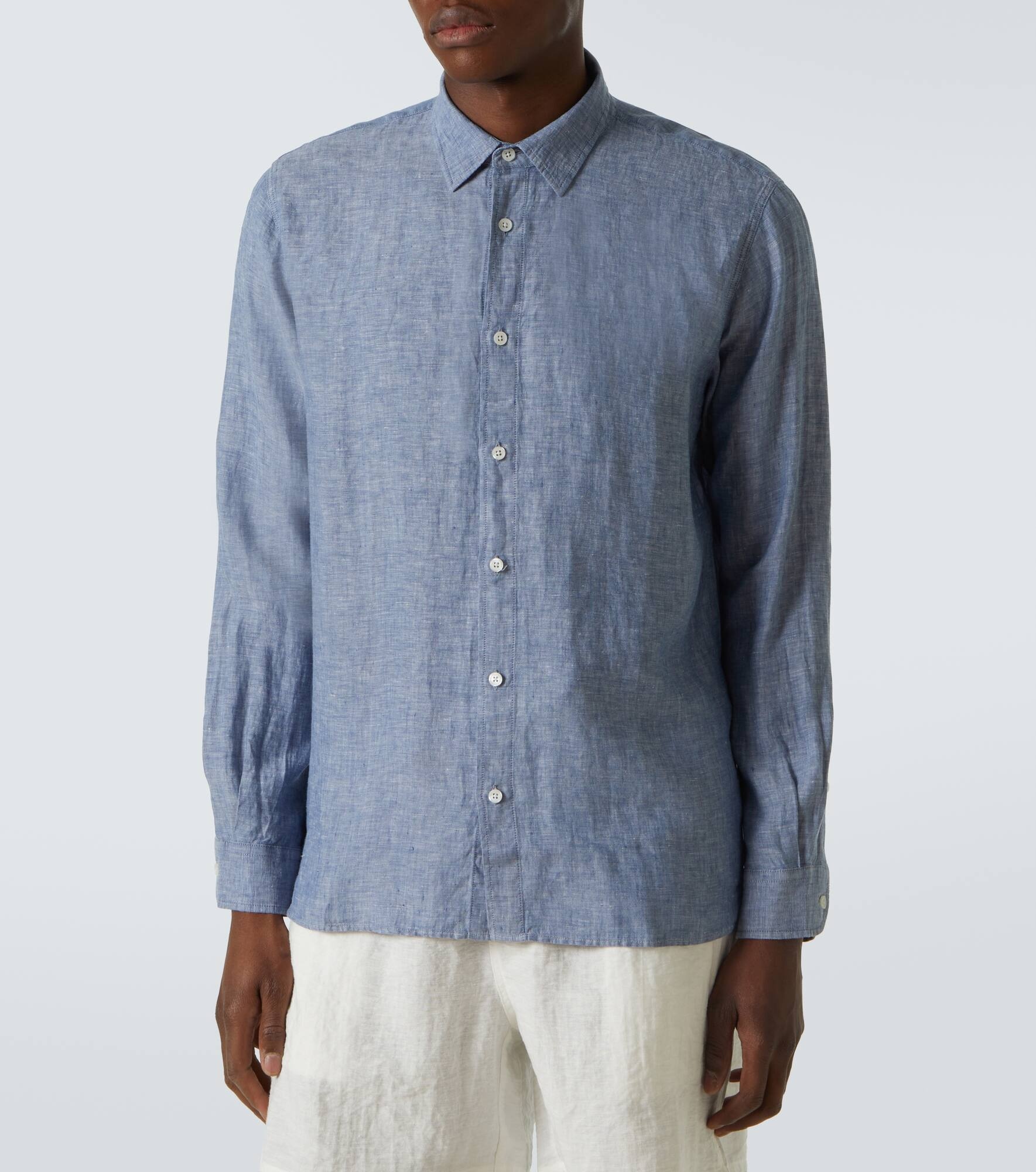 Justin linen chambray shirt - 3