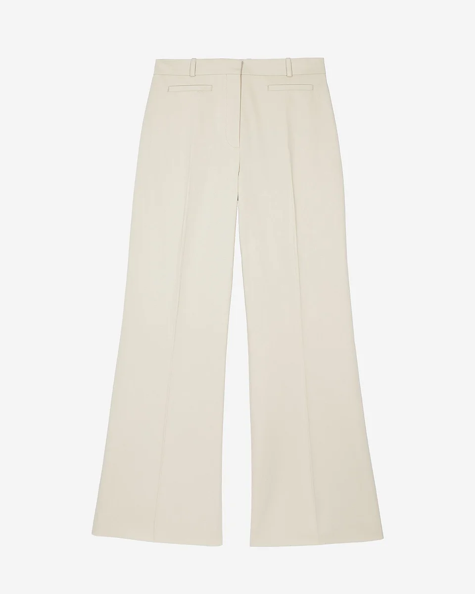 BEIGE COTTON PANTS - 1