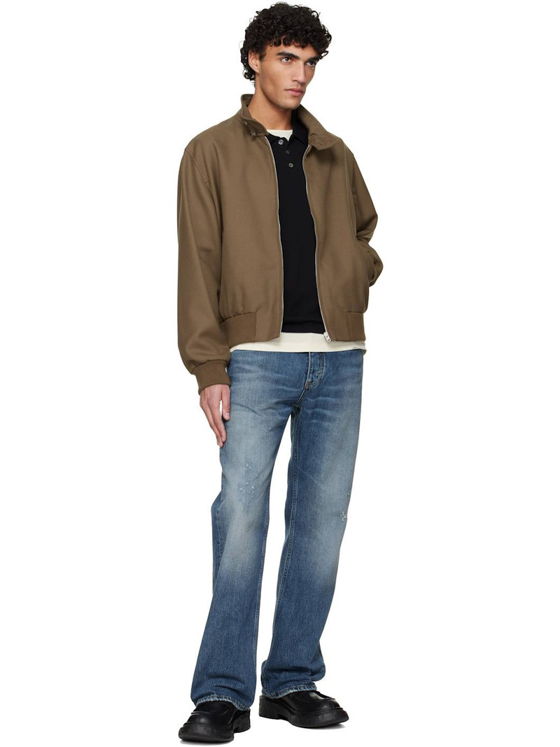 A.P.C. Khaki Zipped Jacket outlook