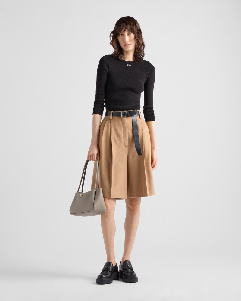 Prada Cotton crew-neck sweater outlook