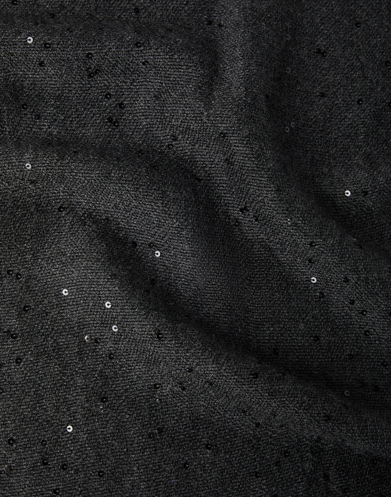 Cashmere and silk diamond yarn scarf - 3