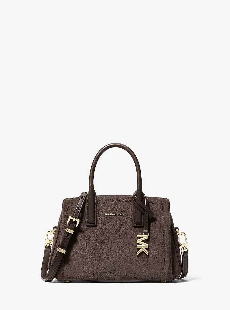 Laila Extra-Small Suede Convertible Crossbody Bag - 1