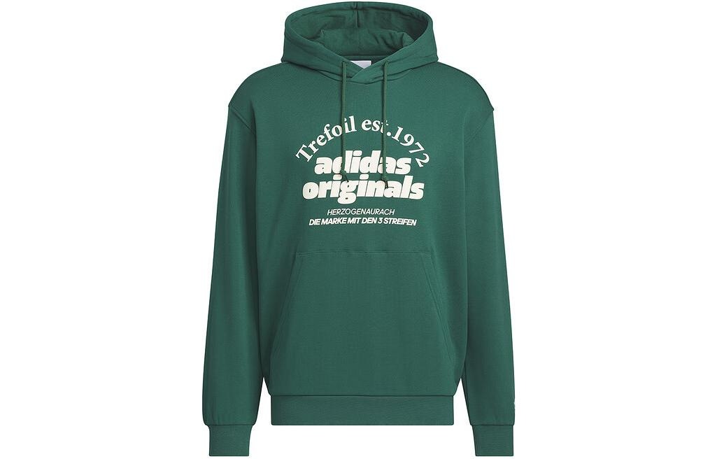 adidas Originals Graphic Hoodies Asia Sizing 'Green' JE3486 - 2