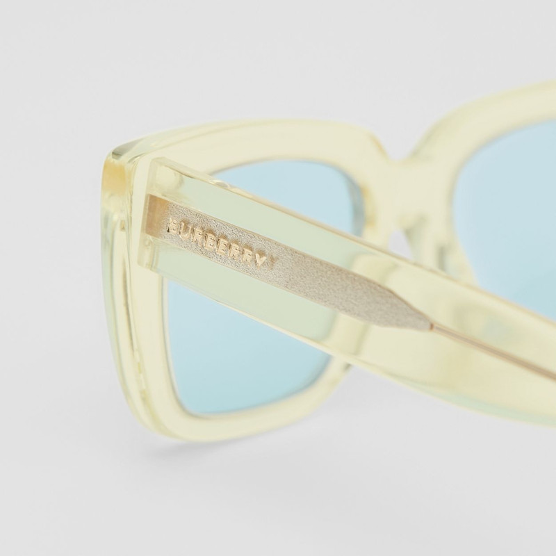 Bio-acetate Rectangular Frame Sunglasses 2