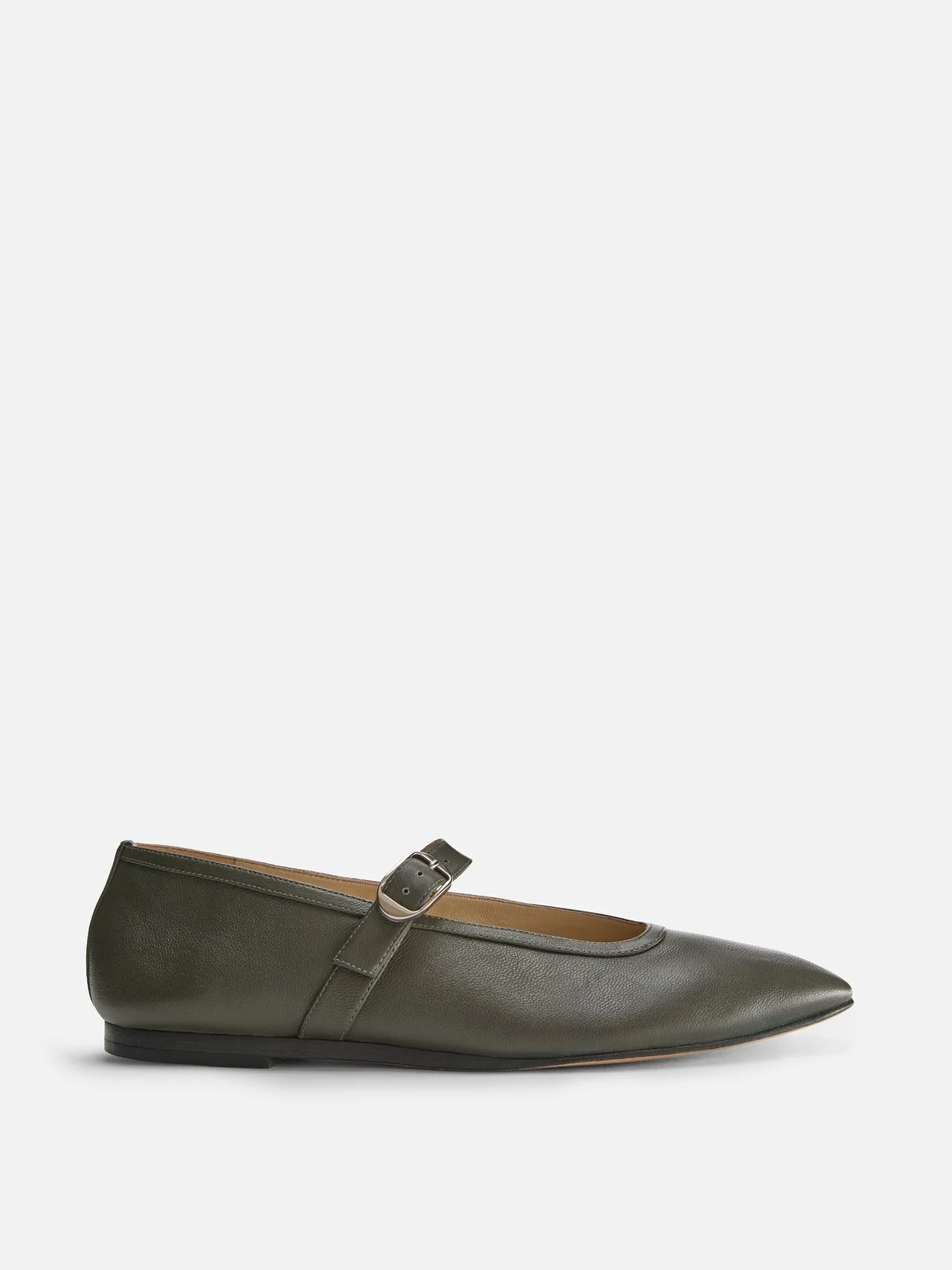 Ballet Mary Jane / Military Leather - 1