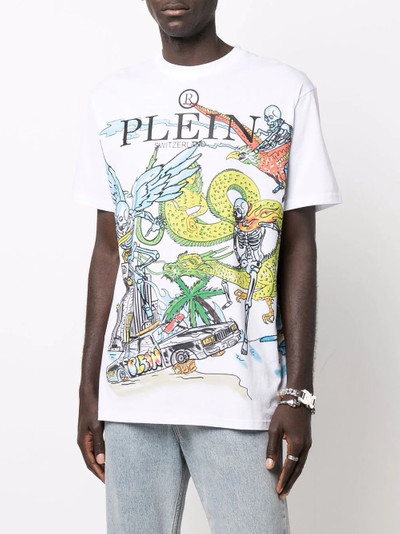 PHILIPP PLEIN Skeleton Tattoo cotton T-shirt outlook