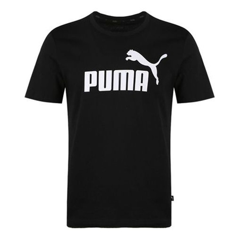 PUMA Athleisure Casual Sports Round Neck Short Sleeve Black 844642-01 - 1