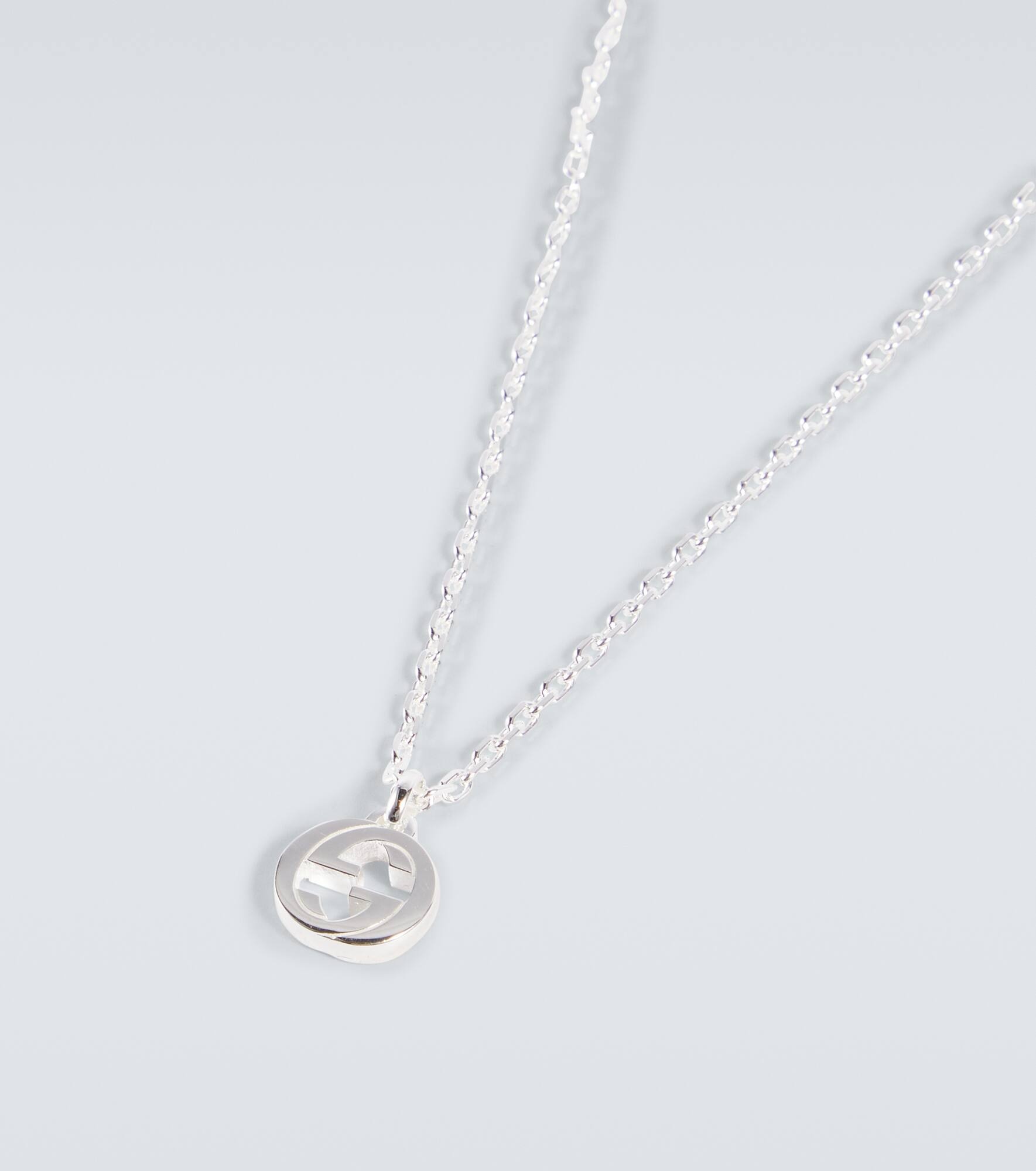 Interlocking G sterling silver necklace - 5