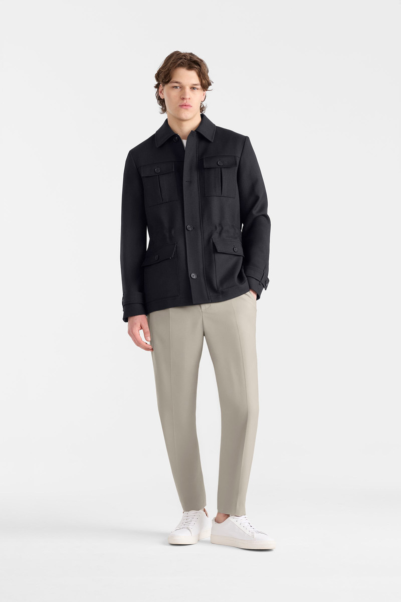 JUDSON Wool Gabardine Safari Jacket 7