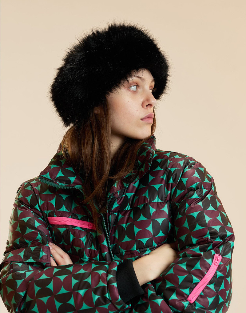 CYNTHIA ROWLEY Faux Fur Headband outlook