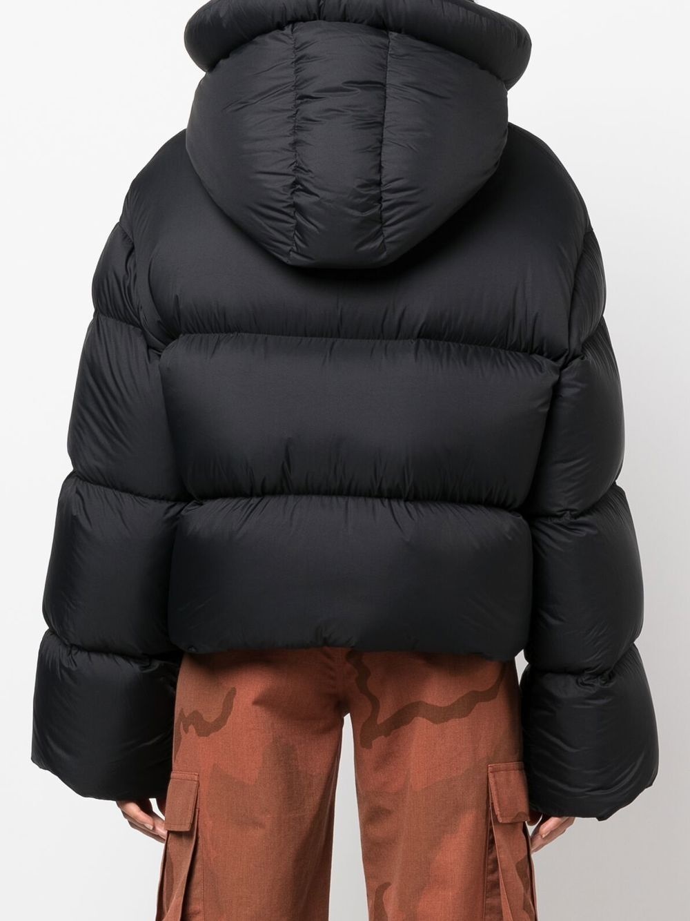 cropped puffer jacket - 4