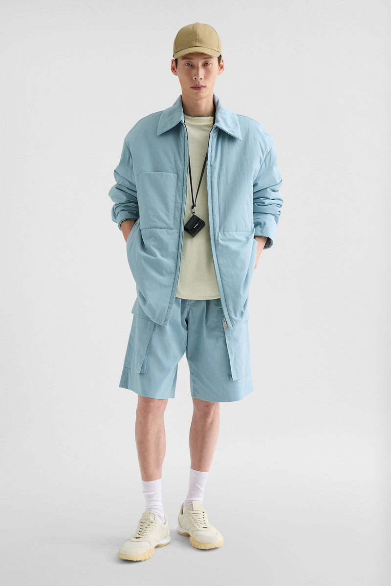 Jil Sander Cotton Poplin Padded Overshirt outlook