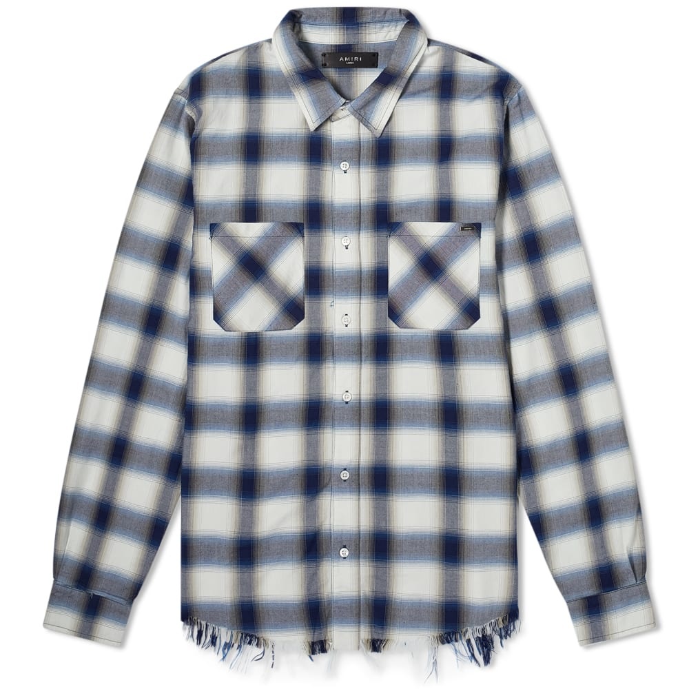 AMIRI Logo Flannel Shirt - 1