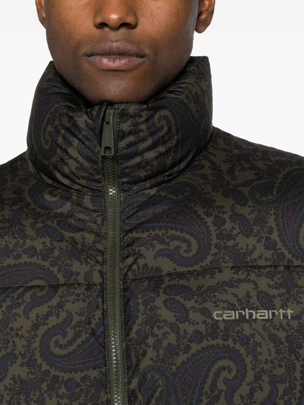 Springfield paisley-print puff jacket - 5