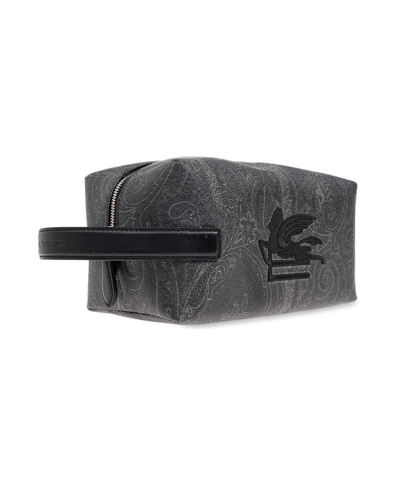 Etro Cosmetic Bag With Embroidered Logo - 4