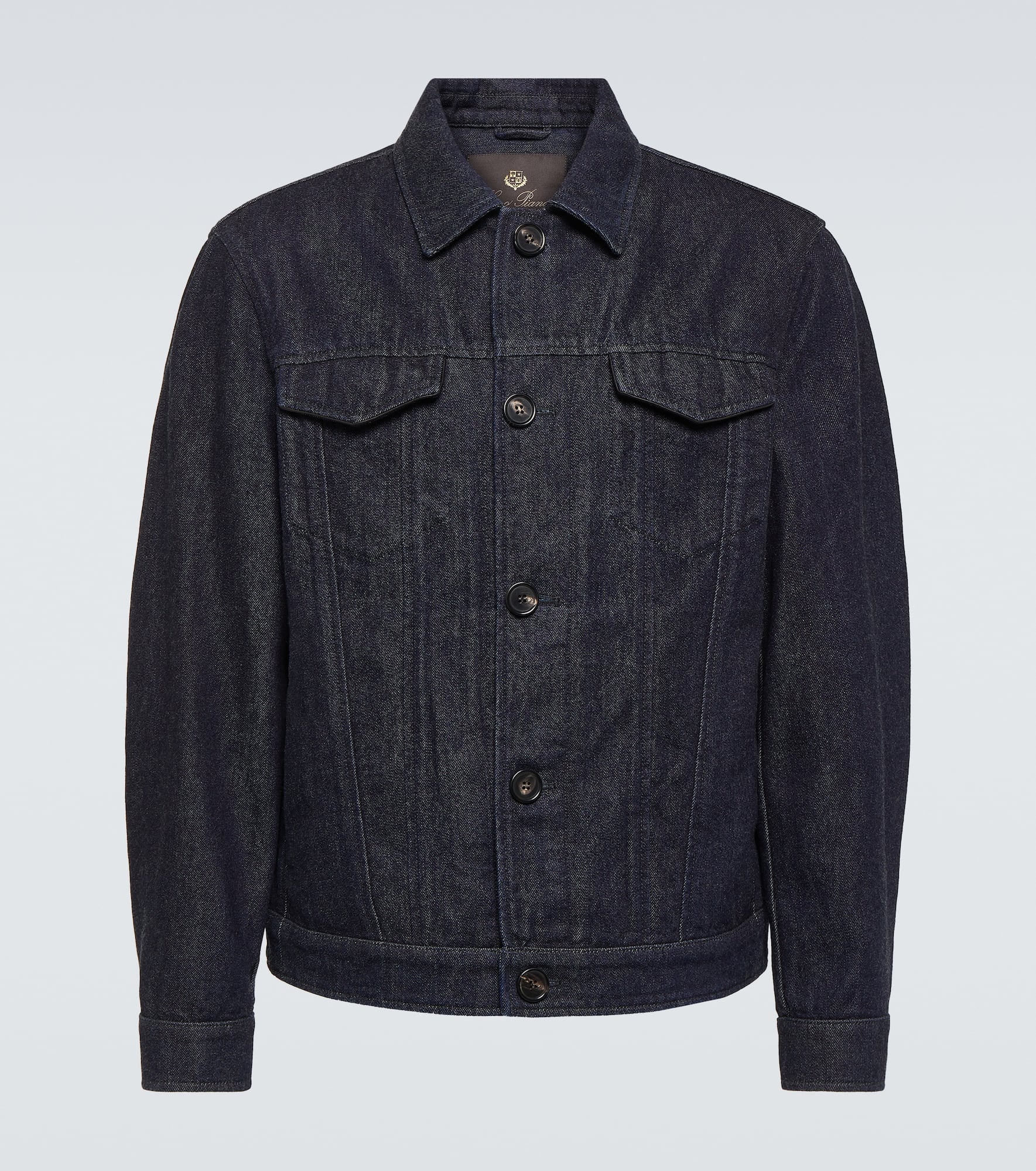 Neive denim and cashmere jacket - 1