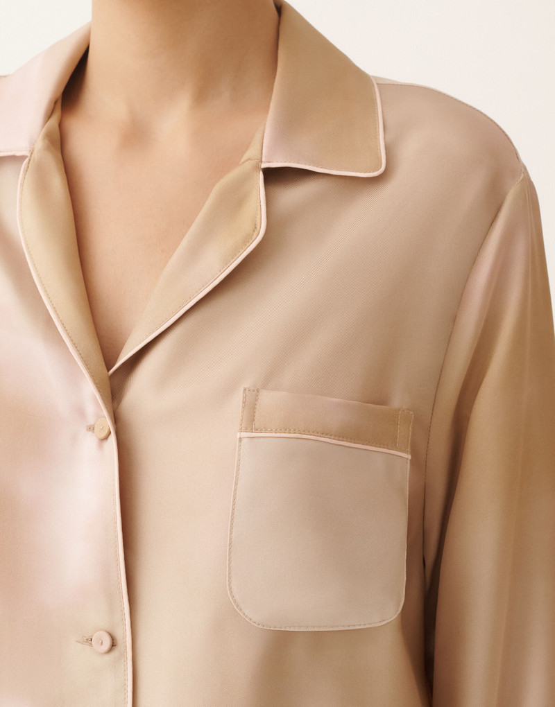 Printed silk twill shirt 5