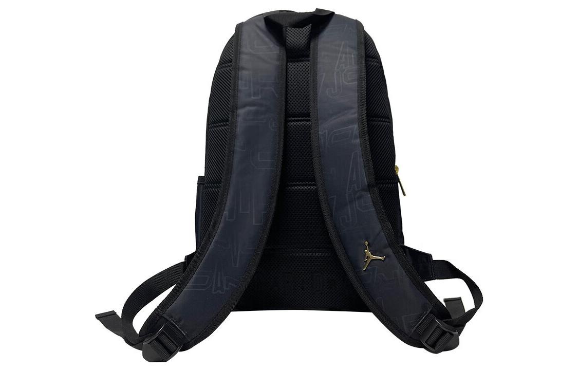 Air Jordan B&G Logo Backpack 'Black Gold' FZ1741-010 - 4
