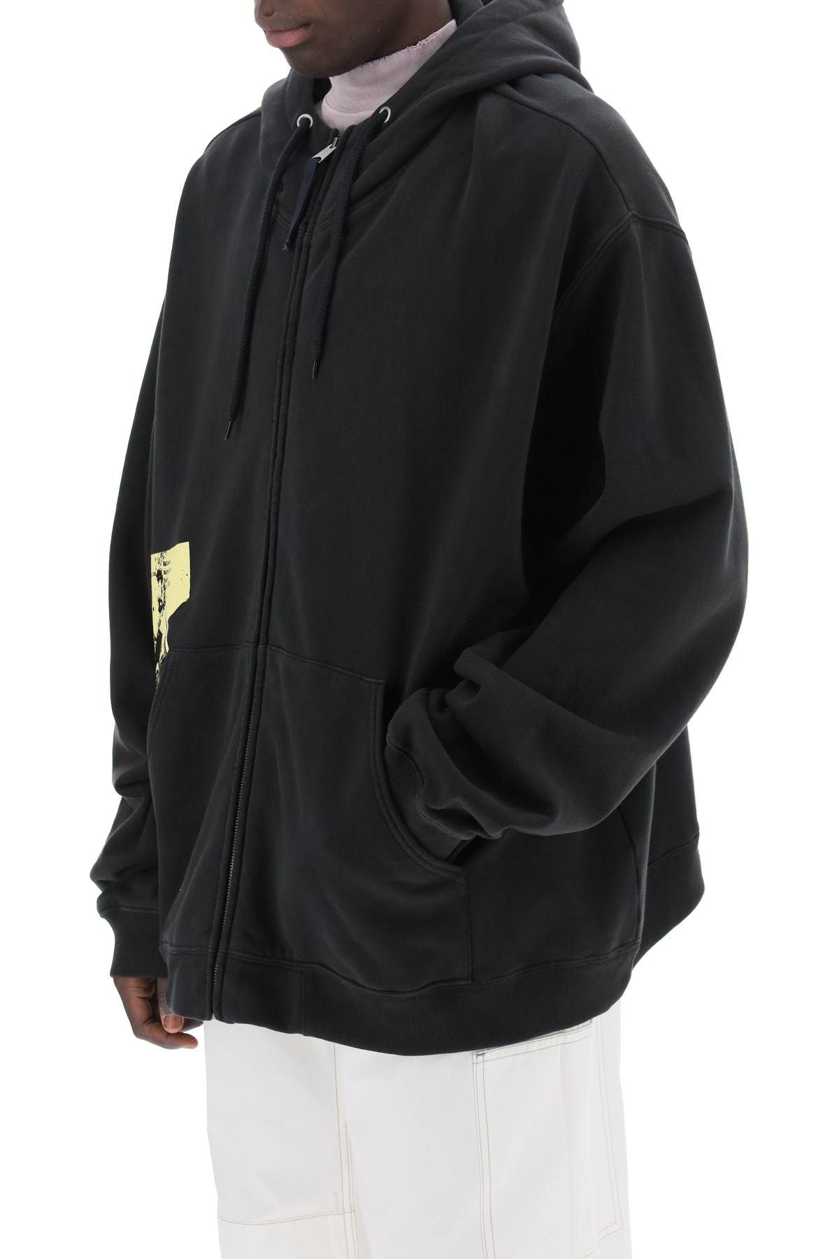 "MAXI ZIP-UP SWEATSHIRT WITH - 10