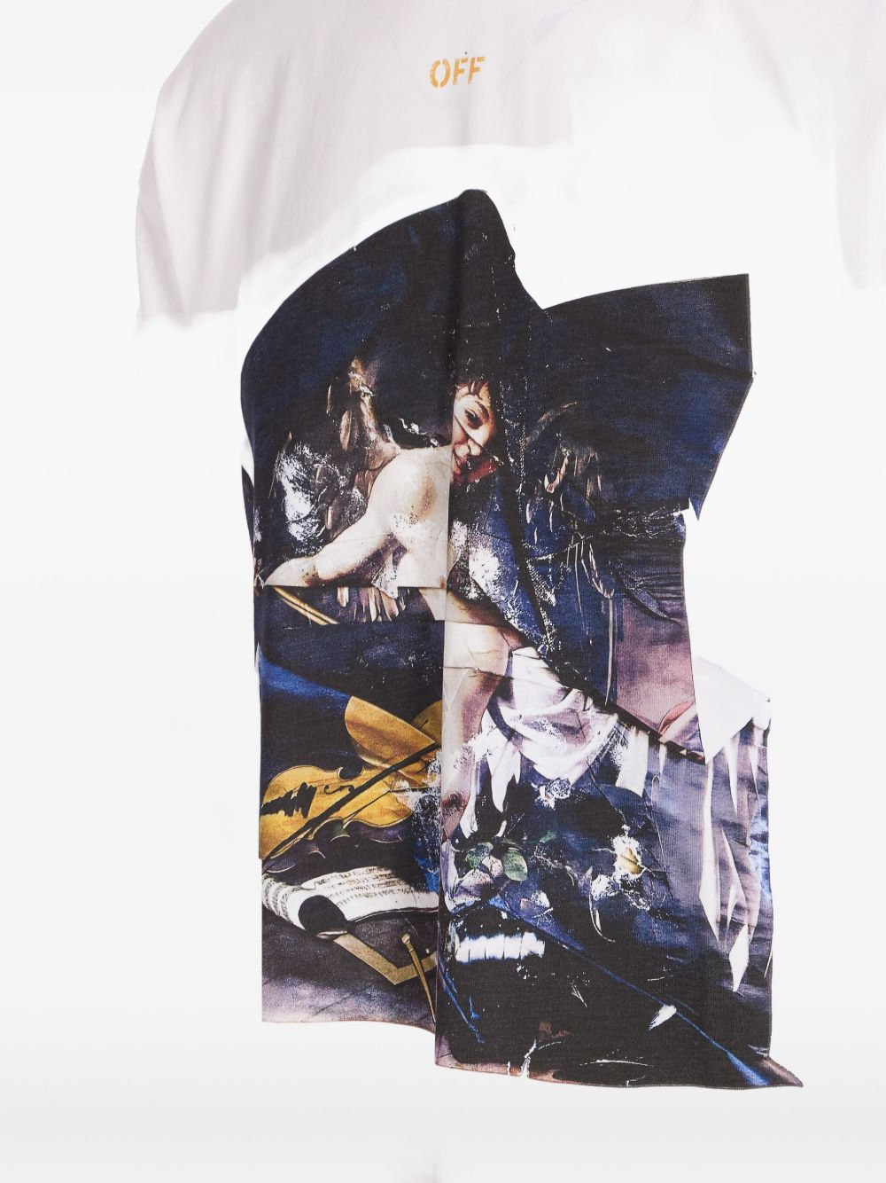 Cupid print crewneck T-shirt - 2
