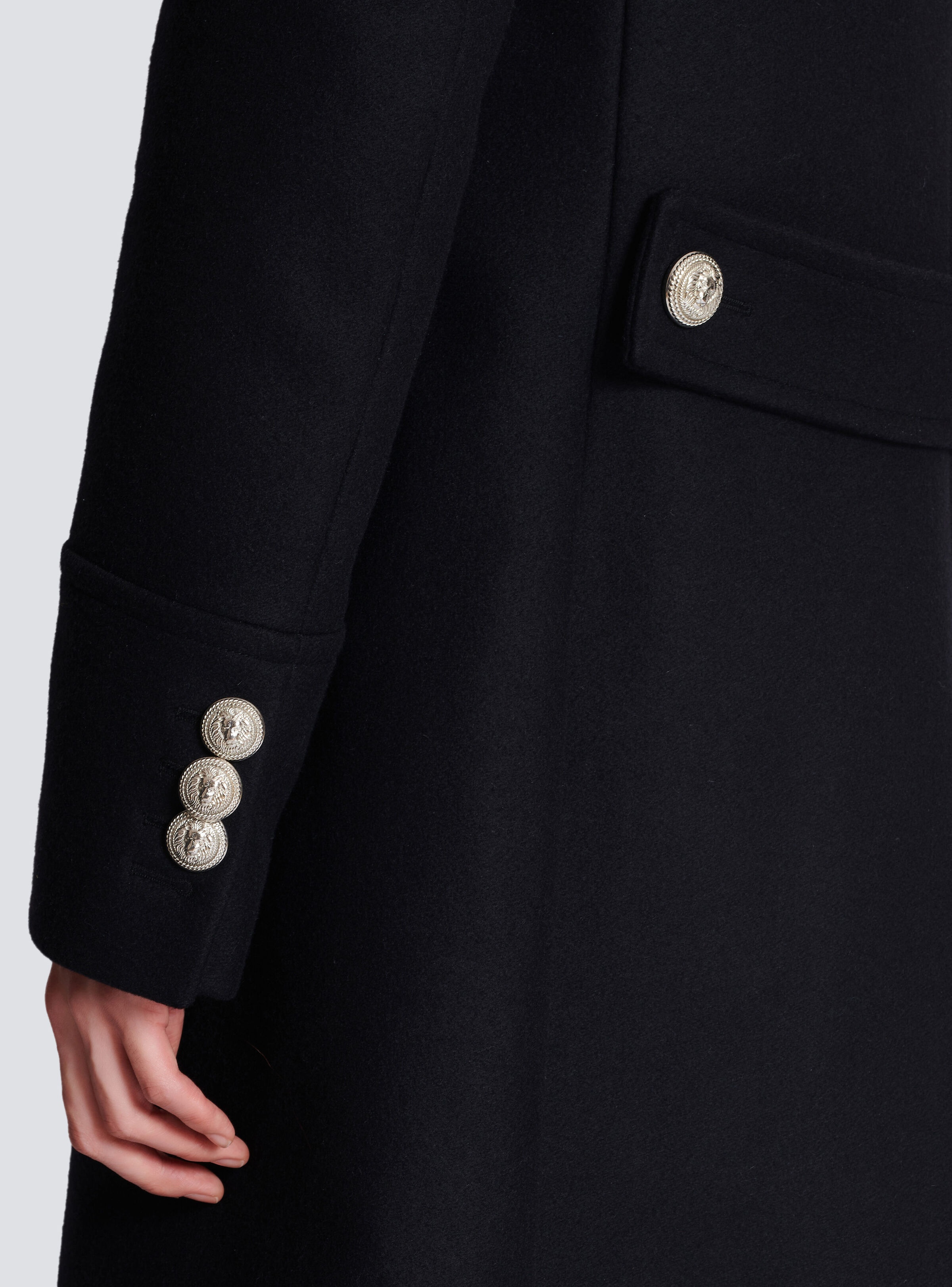 Virgin wool officer's coat - 6