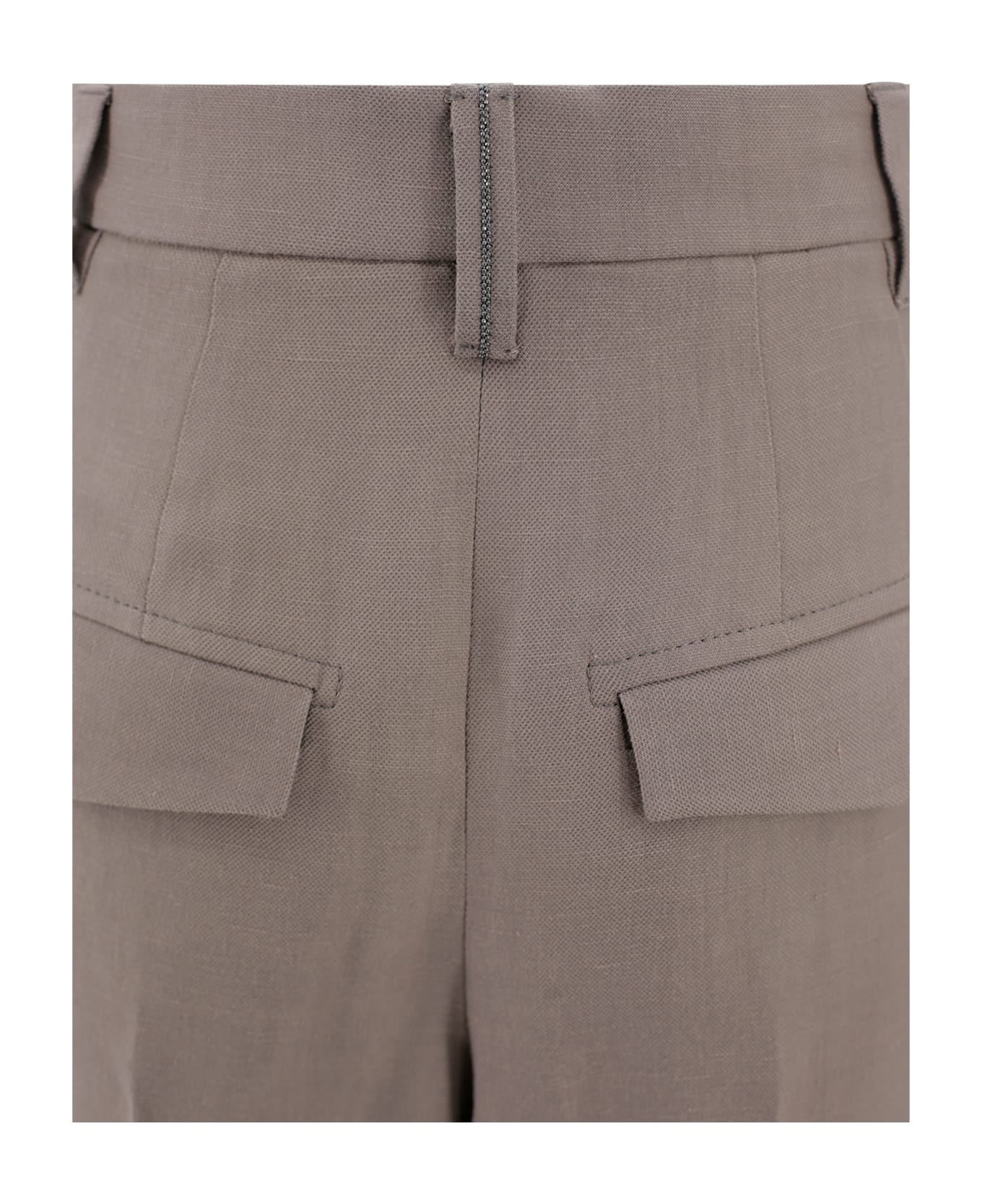 Tailored Pants In Organic Linen Blend - 4