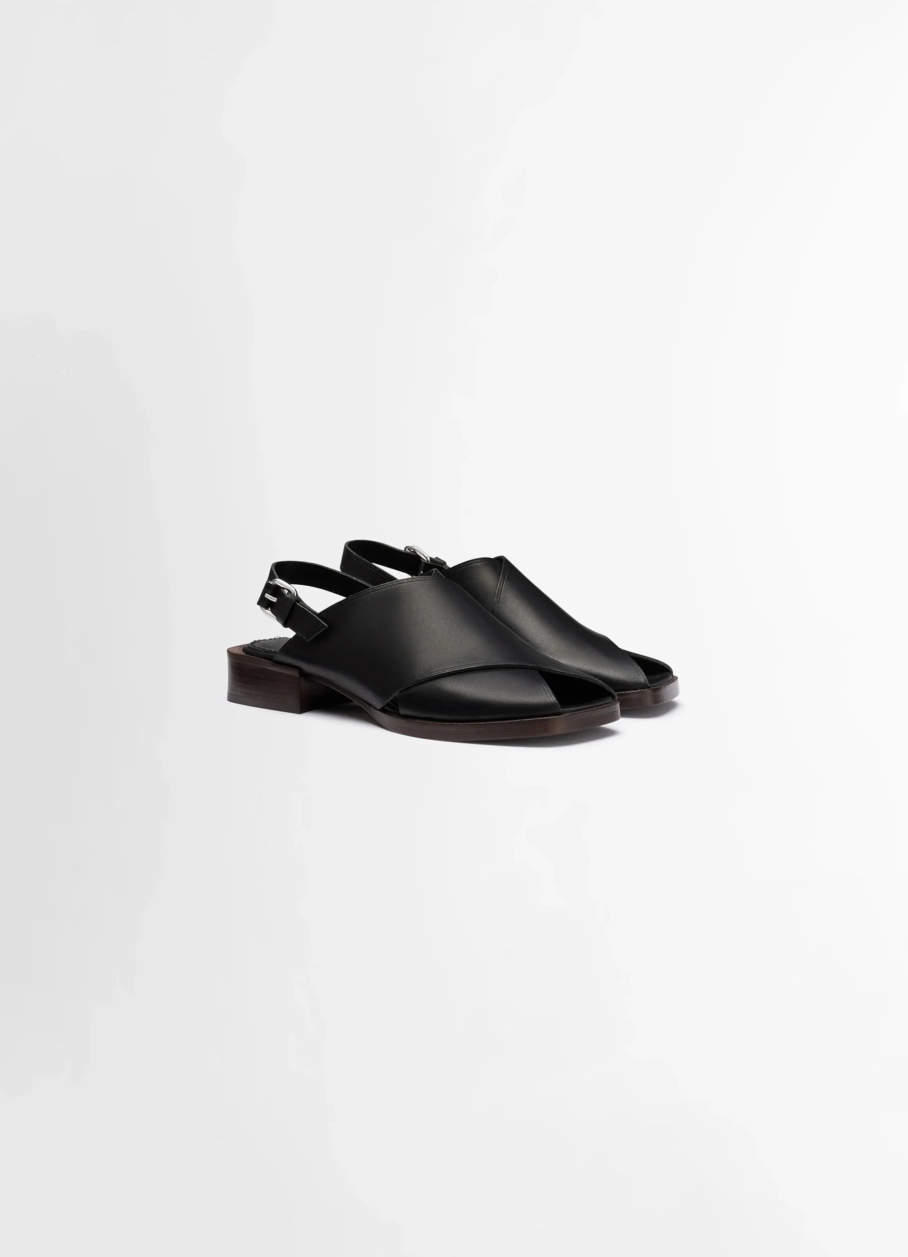 CROSS FLAT SANDALS - 3