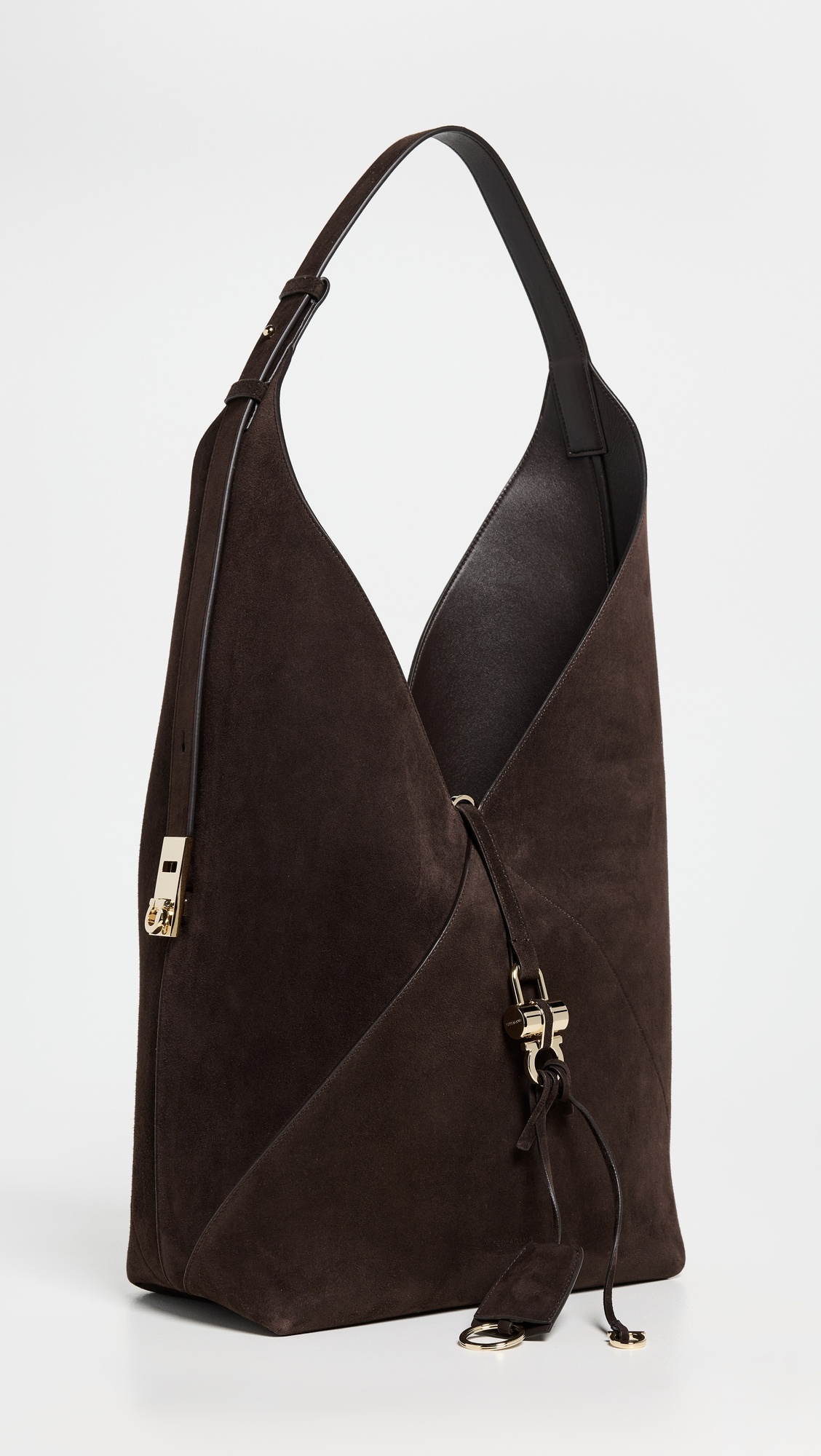Suede Hobo Bag - 1