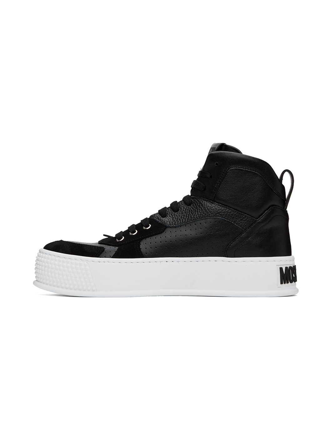 Black Bumps & Stripes Sneakers - 3