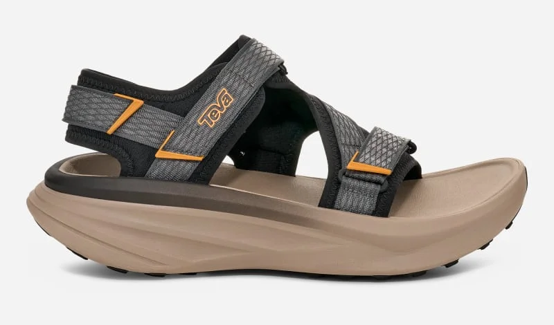 Men's Aventrail R2T Trail Running Sandal in Black/Sunflower - 1