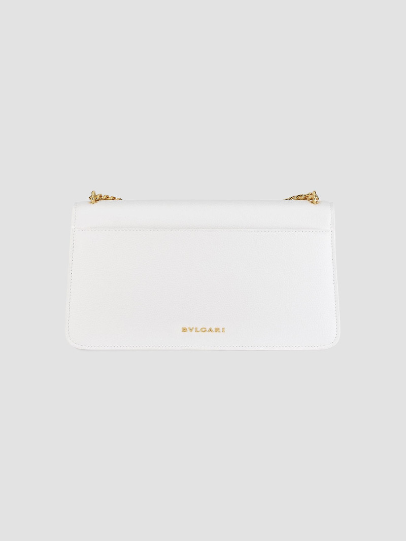 Women's Serpenti E/W Maxi Chain Leather Shoulder Bag - Flash Diamond 7