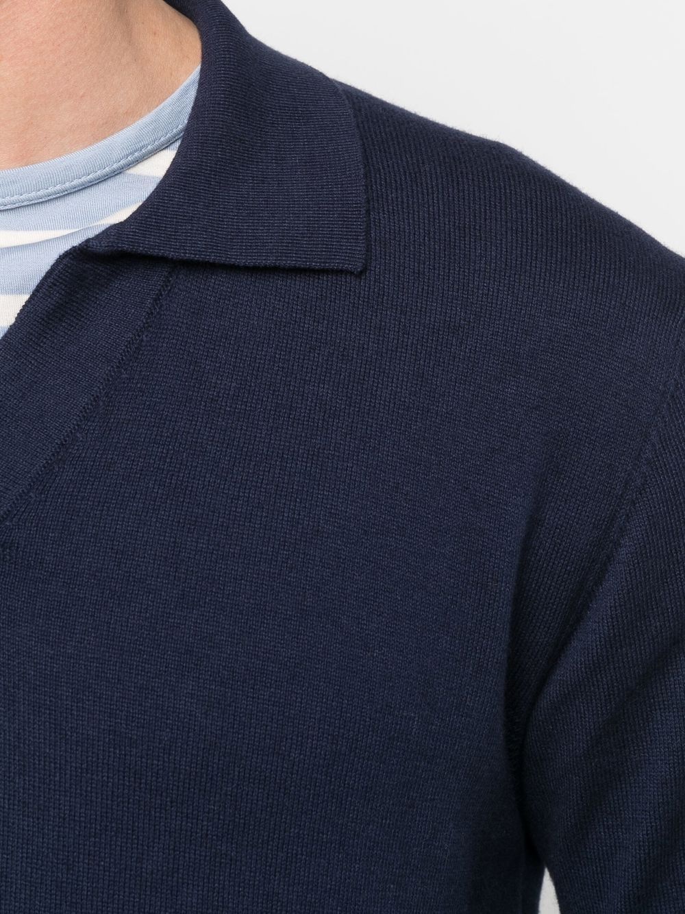 knit polo jumper - 5