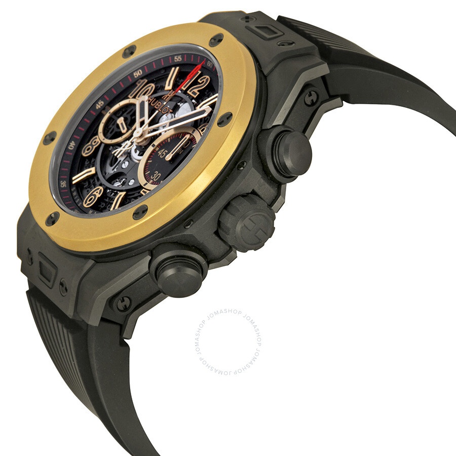 Hublot Big Bang Unico Magic Automatic Gold Skeleton Dial Black Rubber Men's Watch 411CM1138RX - 2