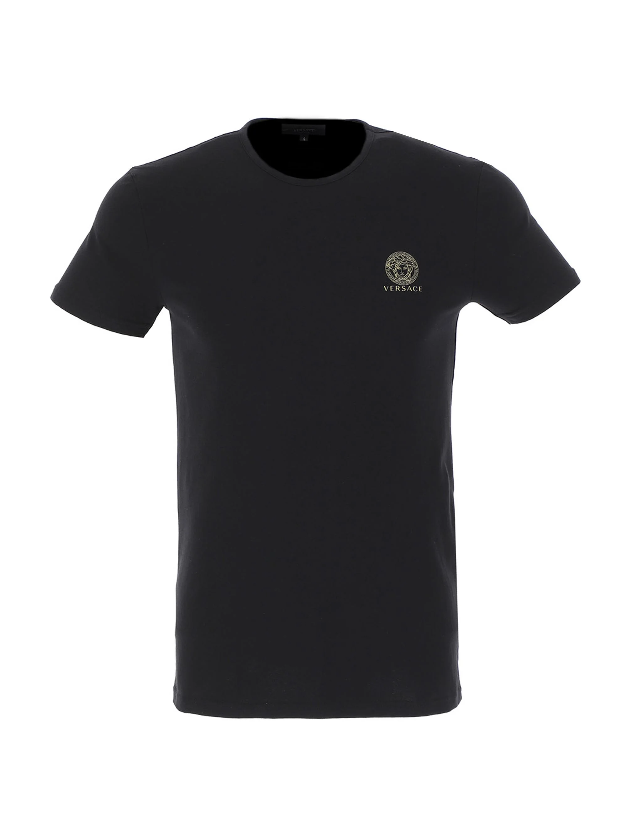 Men's Logo Crewneck T-Shirt - Black - 1