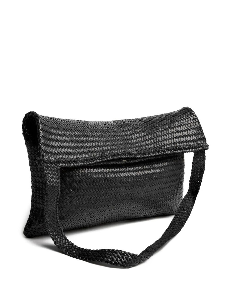DRAGON DIFFUSION Ars woven leather shoulder bag outlook
