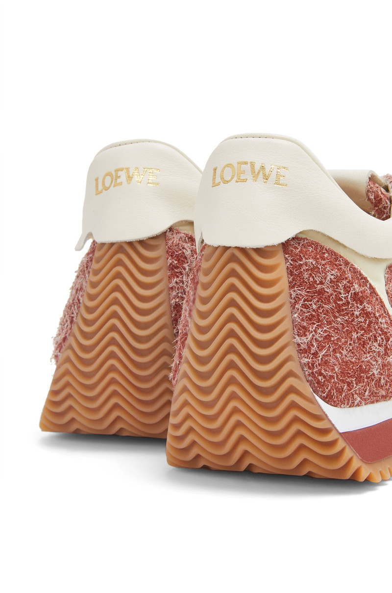 Flow Runner in nylon and brushed suede 5