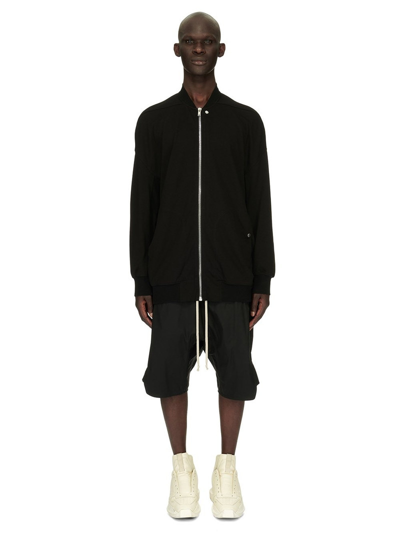 Rick Owens Jumbo Peter Cotton-Jersey Bomber Jacket outlook