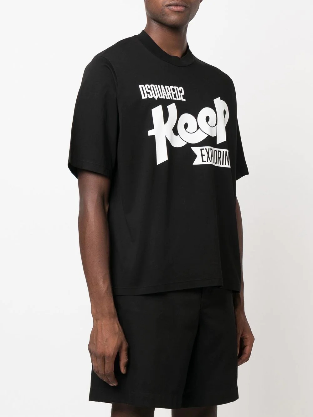 'Keep Exploring' cotton T-shirt - 3