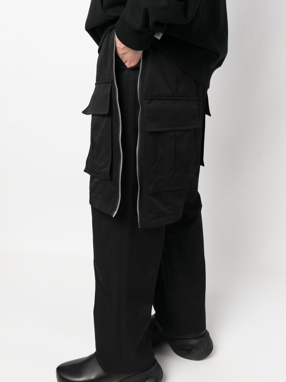 straight-leg cargo trousers - 5