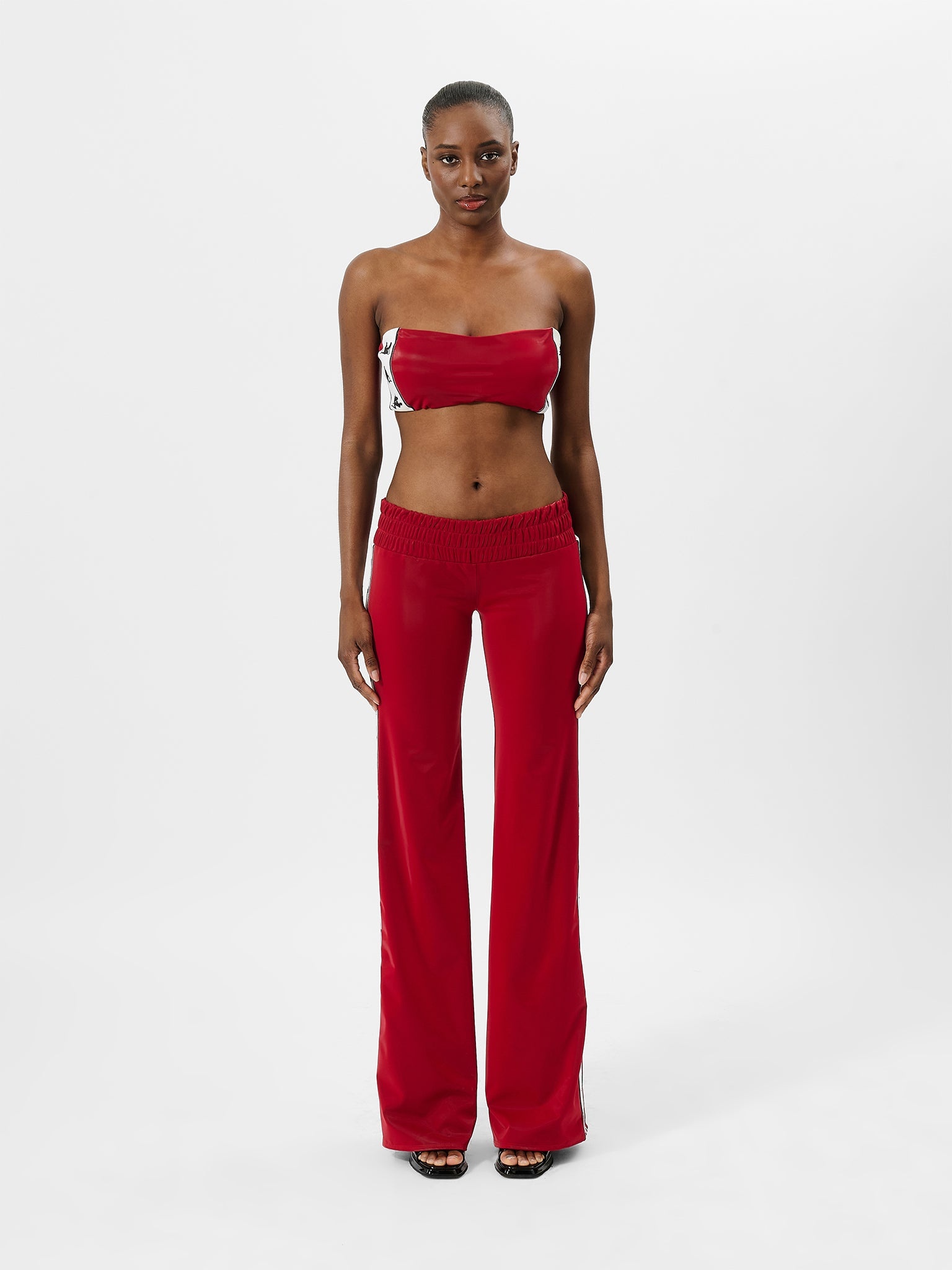 LEAGUE TRACKSUIT BOTTOMS RED - 2