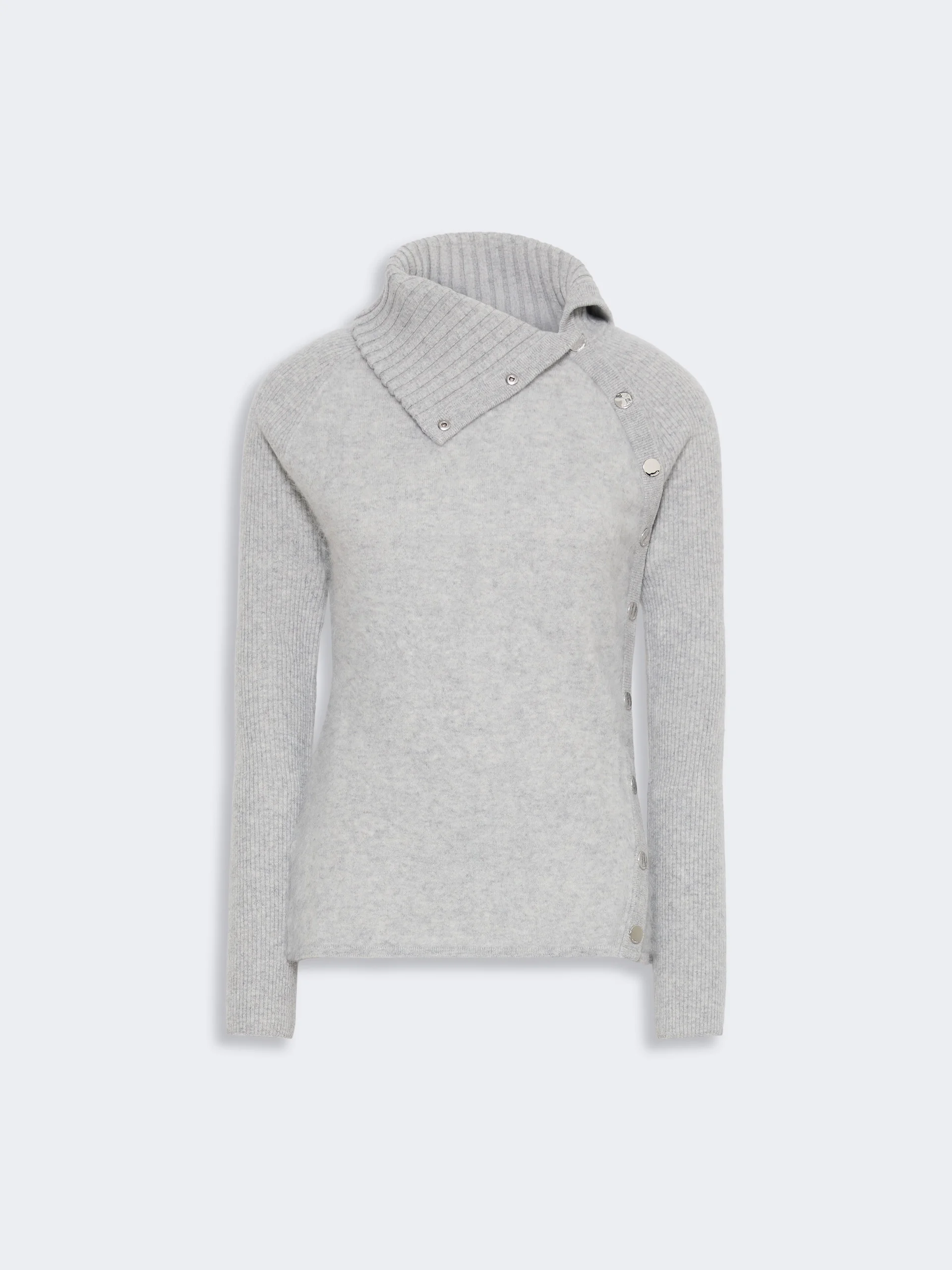 BOA Slim asymmetrical wool sweater - AVIO - 1