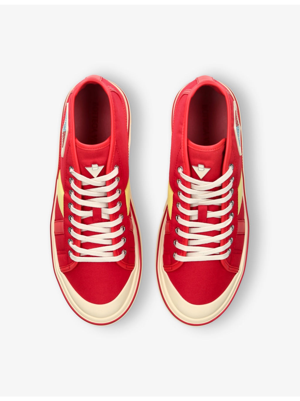 Eliot Canvas and Leather Mid-Top Trainers - 2