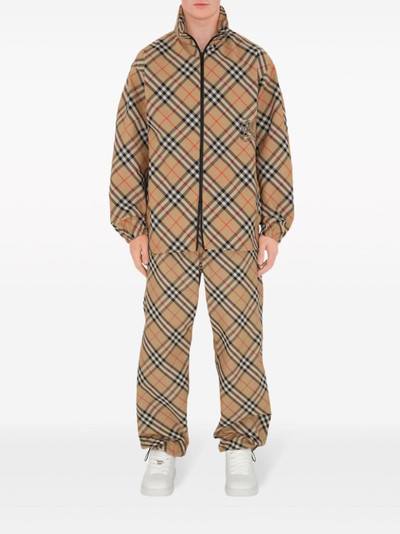 Burberry Vintage Check-print twill jacket outlook