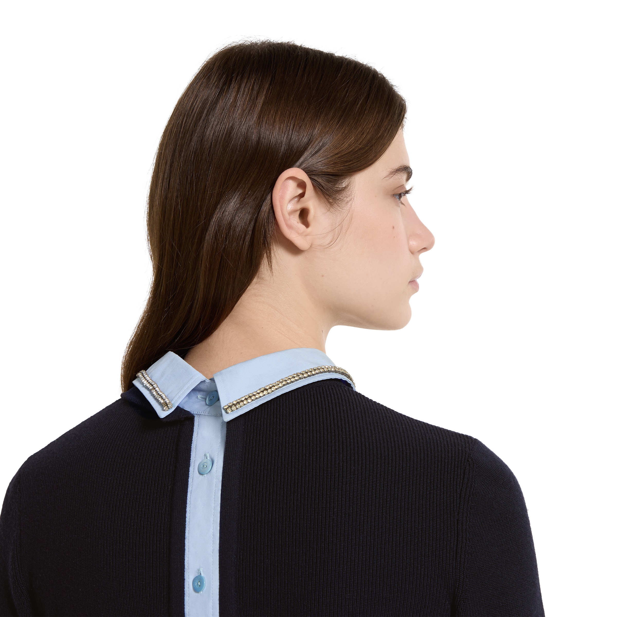 Wool sweater with embroidery - 5