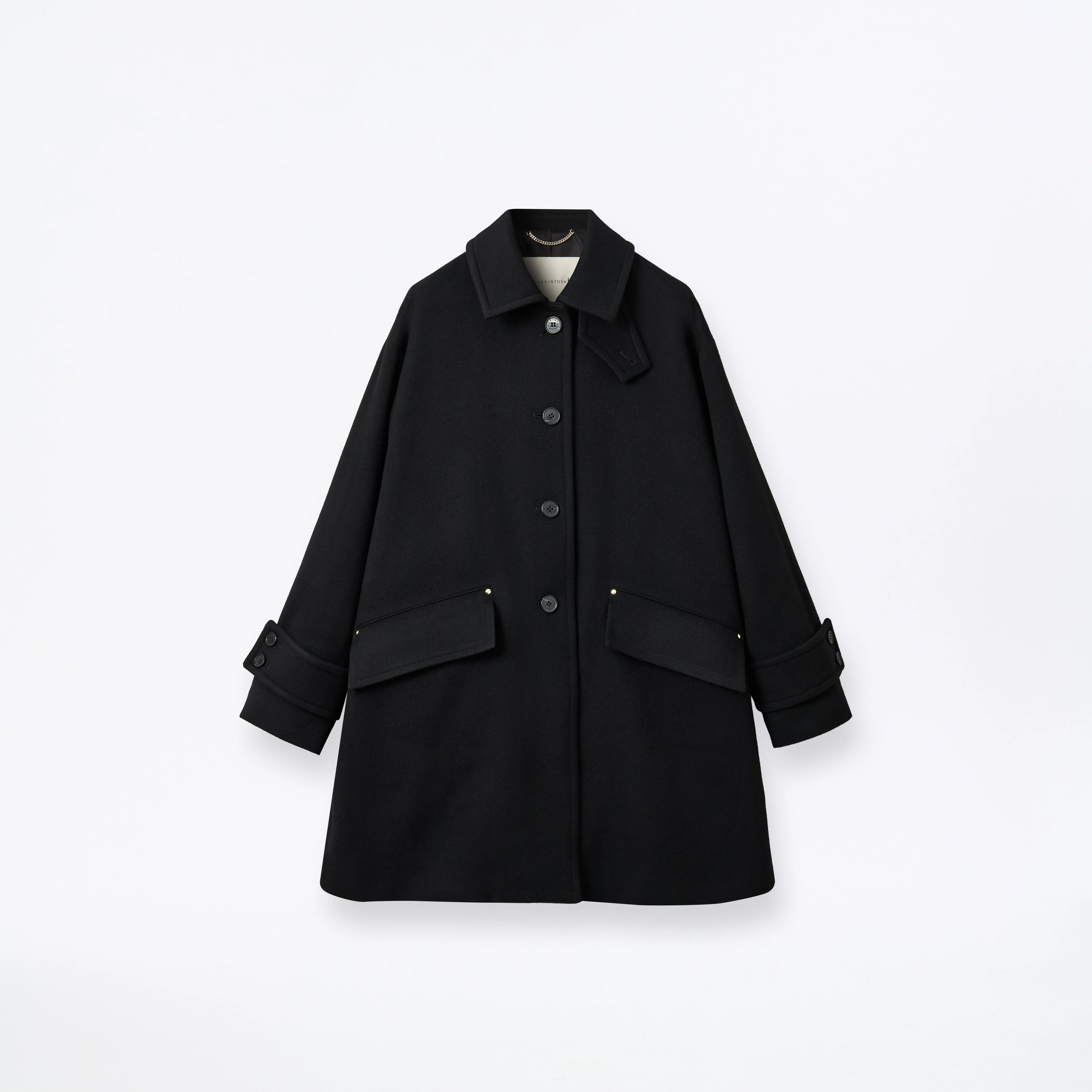Humbie Slim Cashmere Wool Blend Coat - 1
